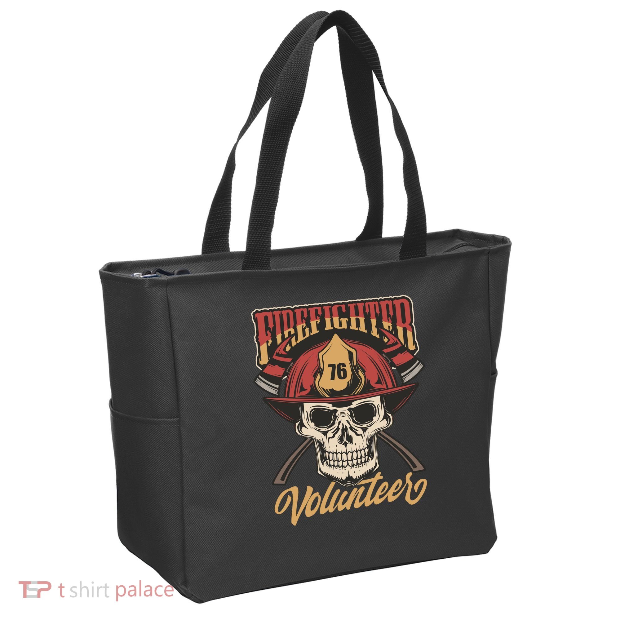Firefighter Volunteer Tote Bag