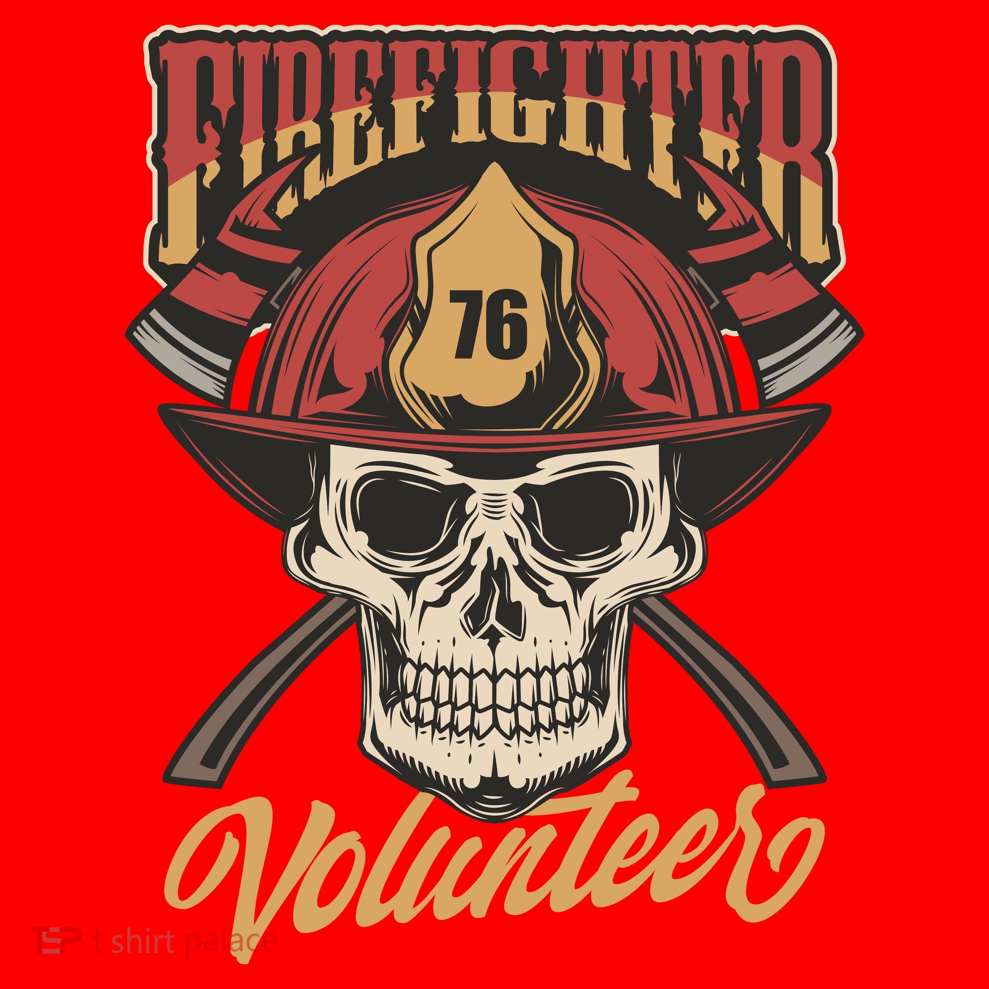 Firefighter Volunteer Santa Hat