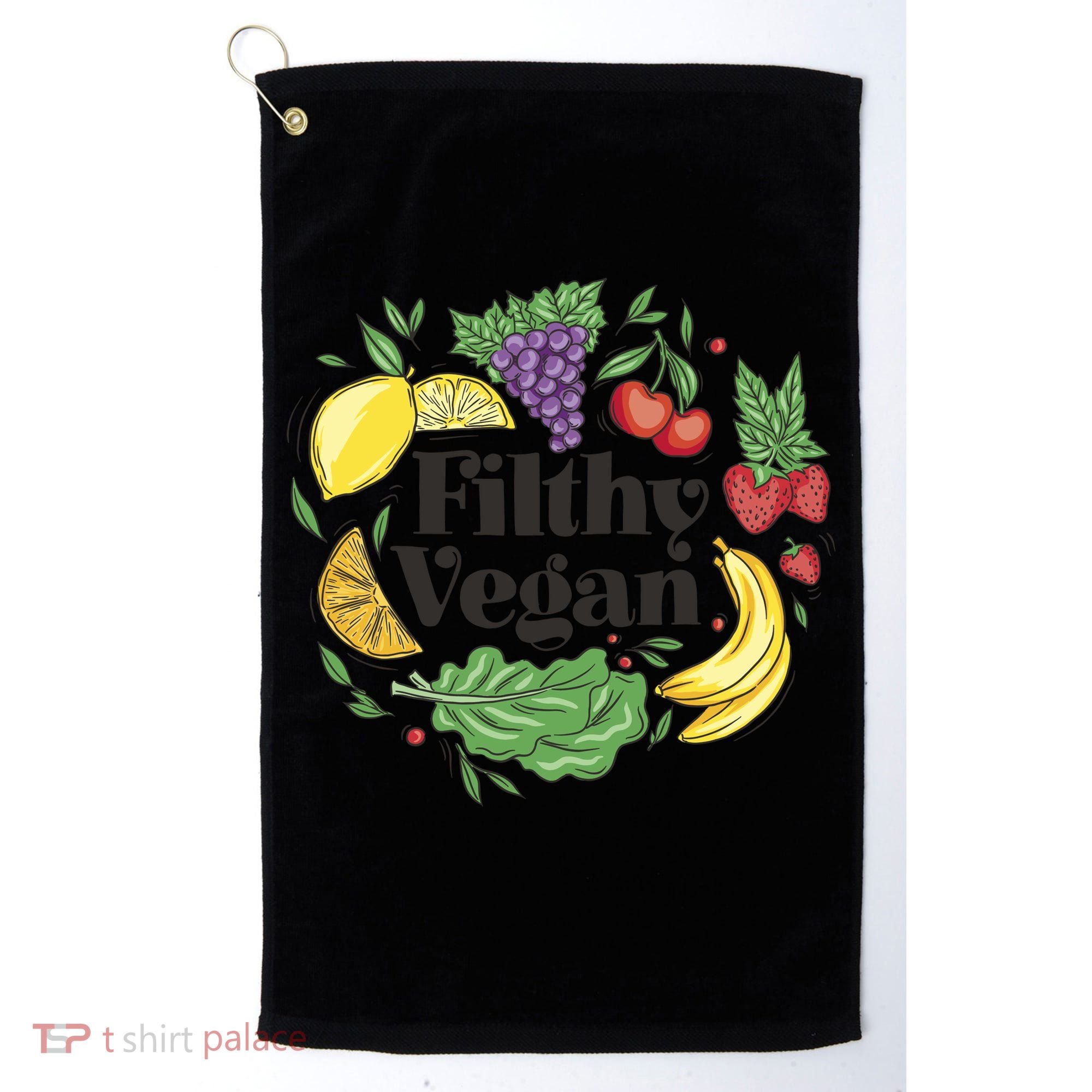 Filthy Vegan Golf Towel