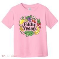 Filthy Vegan Toddler T-Shirt thumb 0