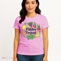 Filthy Vegan Women's T-Shirt thumb 4