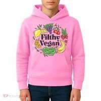 Filthy Vegan Kids Hoodie thumb 4