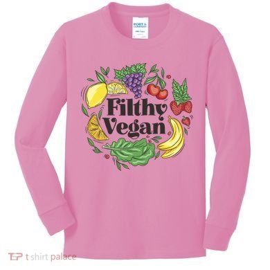 Filthy Vegan Kids Long Sleeve Shirt