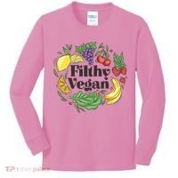 Filthy Vegan Kids Long Sleeve Shirt thumb 0