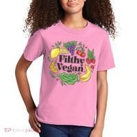 Filthy Vegan Kids T-Shirt thumb 2