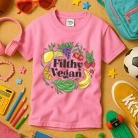 Filthy Vegan Kids T-Shirt thumb 3