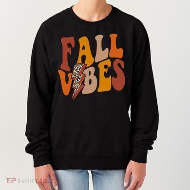 Fall Vibes Fall Season Lighting Bolt Women's Sweatshirt