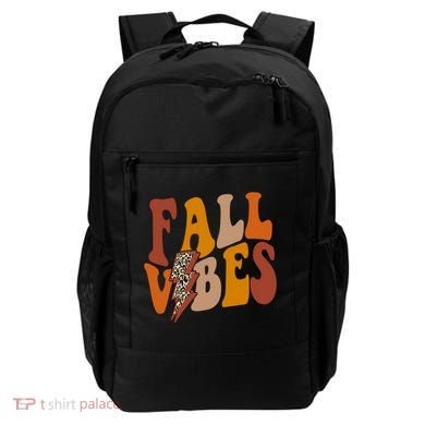 Fall Vibes Fall Season Lighting Bolt Backpack