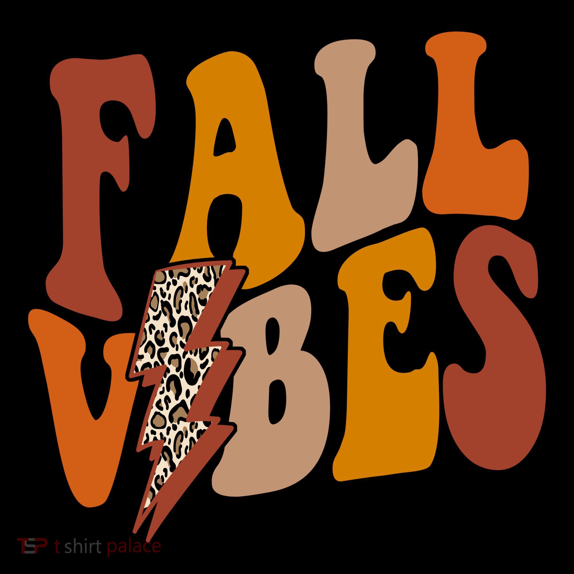 Fall Vibes Fall Season Lighting Bolt Backpack