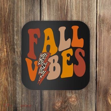 Fall Vibes Fall Season Lighting Bolt Coaster