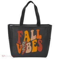 Fall Vibes Fall Season Lighting Bolt Tote Bag thumb 0
