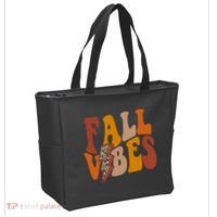 Fall Vibes Fall Season Lighting Bolt Tote Bag thumb 2