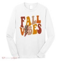 Fall Vibes Fall Season Lighting Bolt Long Sleeve Shirt thumb 0