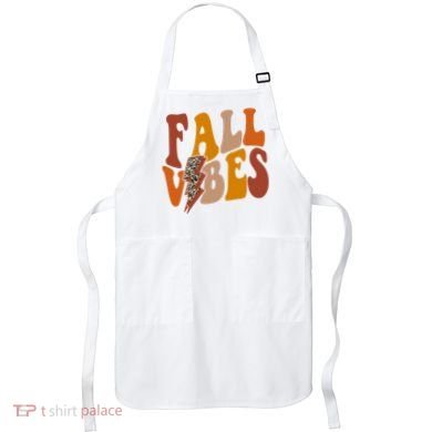 Fall Vibes Fall Season Lighting Bolt Apron