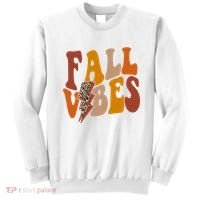 Fall Vibes Fall Season Lighting Bolt Sweatshirt thumb 0