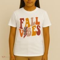Fall Vibes Fall Season Lighting Bolt T-Shirt thumb 4