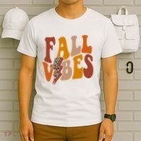 Fall Vibes Fall Season Lighting Bolt T-Shirt thumb 6