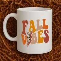 Fall Vibes Fall Season Lighting Bolt Coffee Mug thumb 2