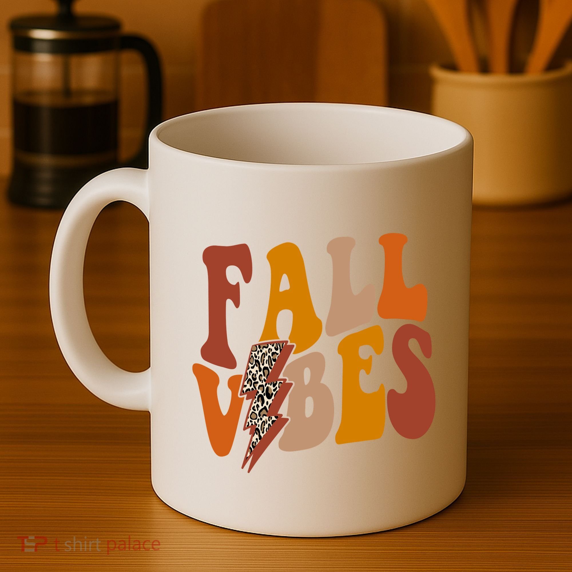 Fall Vibes Fall Season Lighting Bolt Coffee Mug