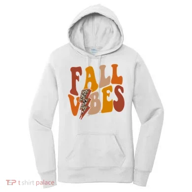 Fall Vibes Fall Season Lighting Bolt Women's Hoodie