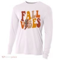 Fall Vibes Fall Season Lighting Bolt Cooling Performance Long Sleeve Crew thumb 0