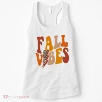Fall Vibes Fall Season Lighting Bolt Women's Tank Top thumb 0