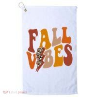 Fall Vibes Fall Season Lighting Bolt Golf Towel thumb 0