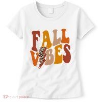 Fall Vibes Fall Season Lighting Bolt Women's T-Shirt thumb 0