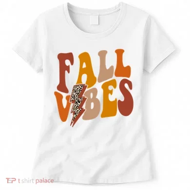 Fall Vibes Fall Season Lighting Bolt Women's T-Shirt