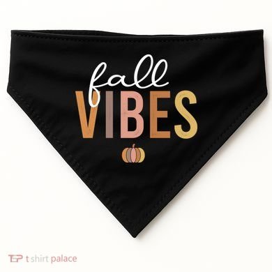 Fall Vibes USA-Made Doggie Bandana