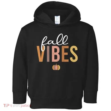 Fall Vibes Toddler Hoodie