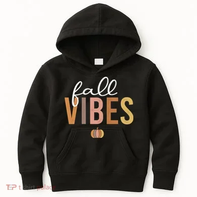 Fall Vibes Kids Hoodie