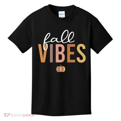 Fall Vibes Kids T-Shirt