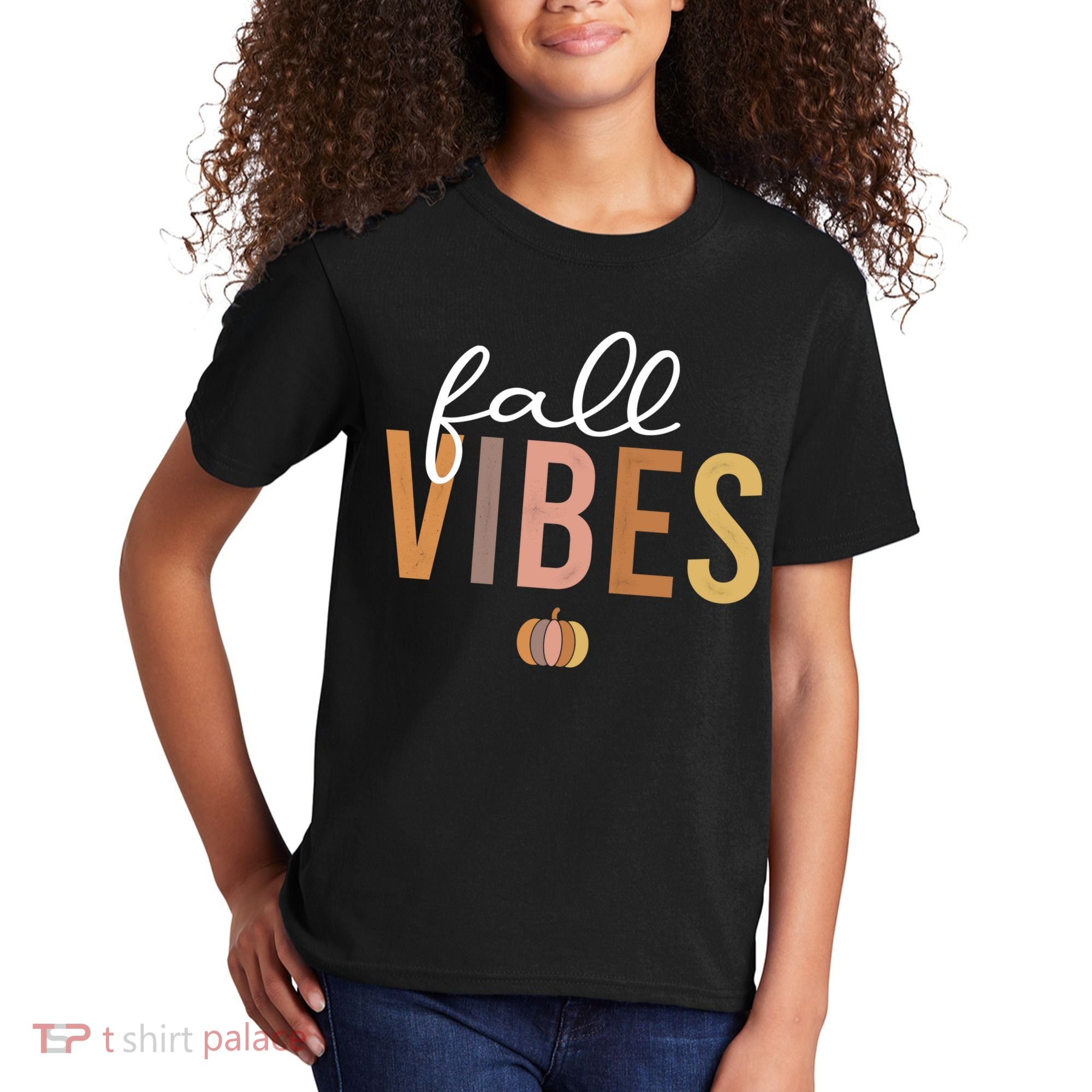 Fall Vibes Kids T-Shirt