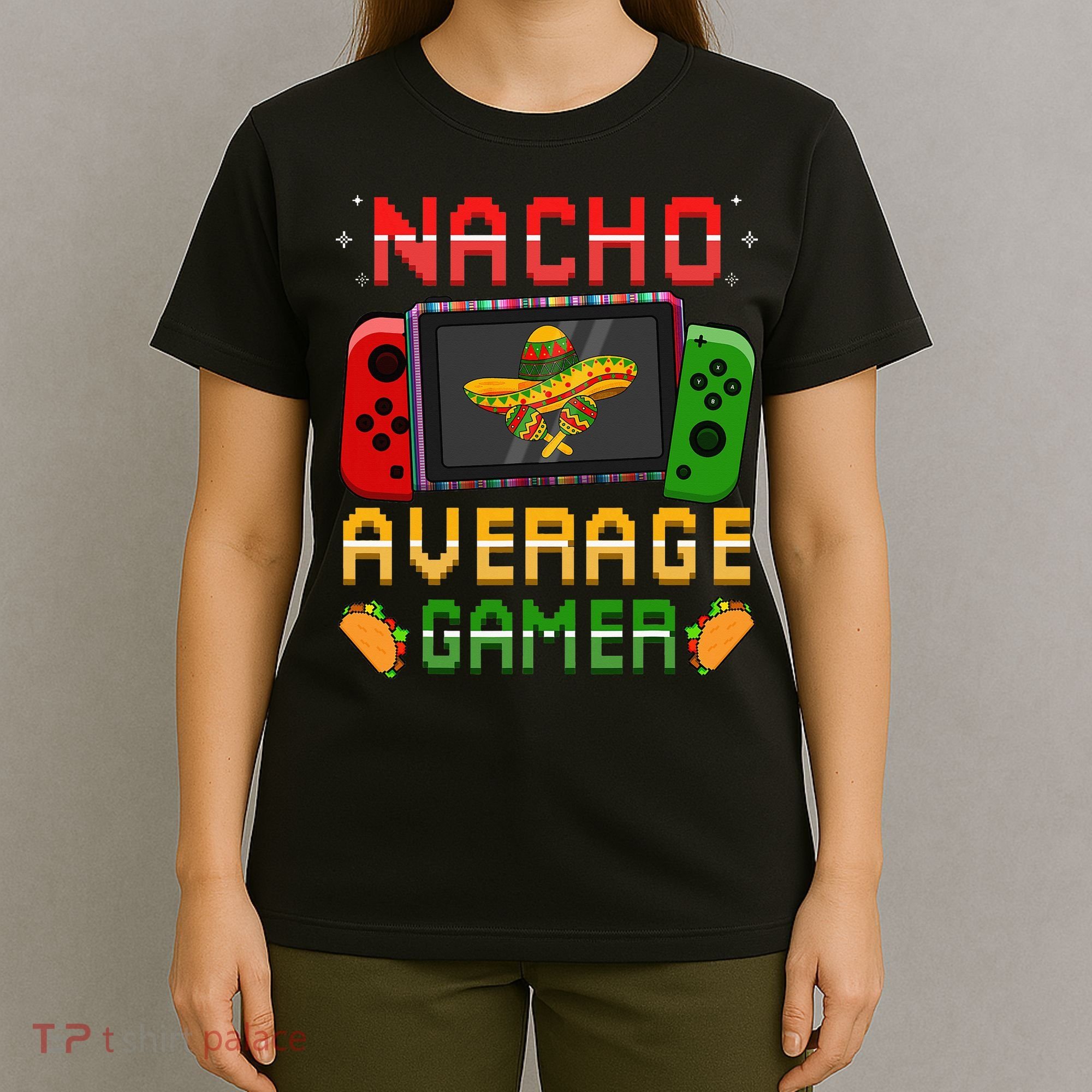 Funny Video Gamer Cinco De Mayo Let's Fiesta Party T-Shirt