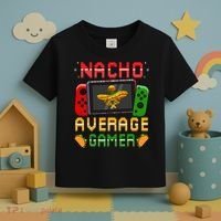 Funny Video Gamer Cinco De Mayo Let's Fiesta Party Toddler T-Shirt thumb 3