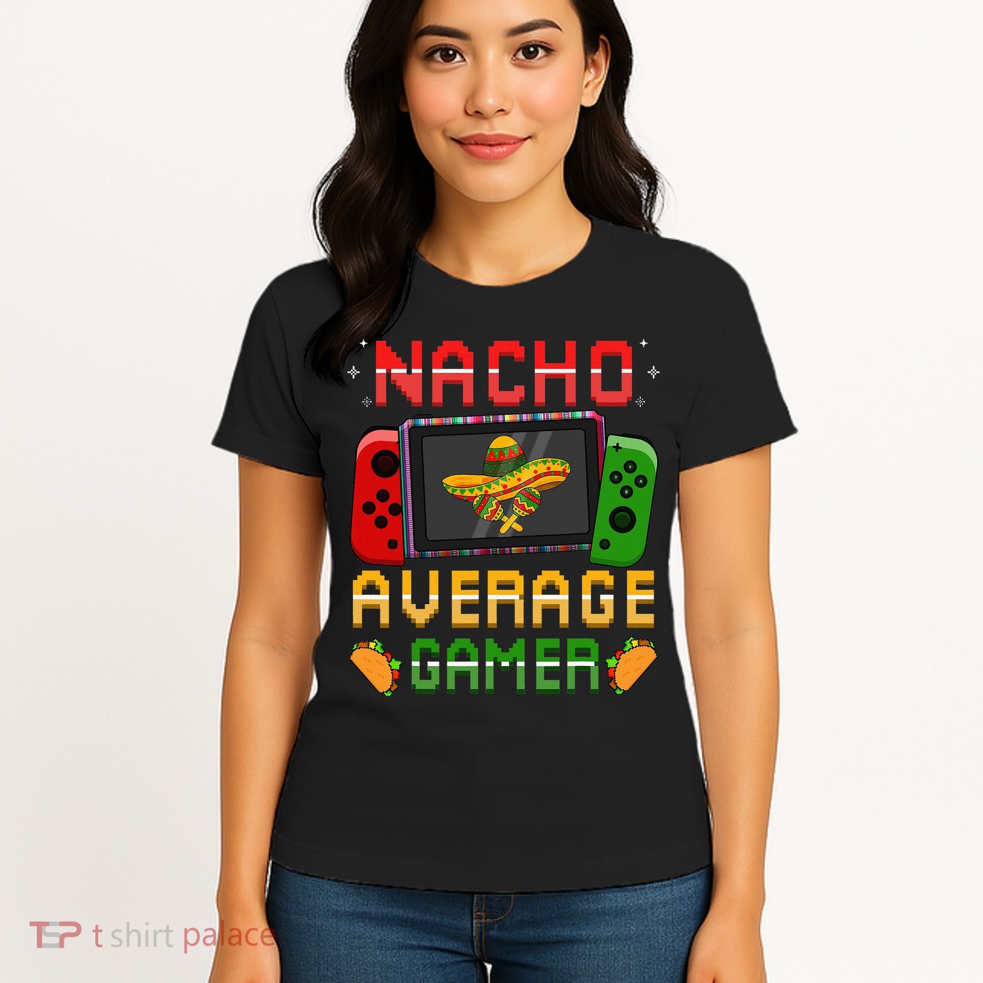 Funny Video Gamer Cinco De Mayo Let's Fiesta Party Women's T-Shirt