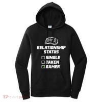 Funny Video Gamer Humor Relationship Status Single Taken Women's Hoodie thumb 0