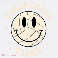 Funny Volleyball Gift Mom Volleyball Vibes Smile Face Meme Funny Gift Women's Tank Top thumb 5