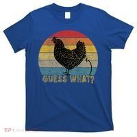 Funny Vintage Guess What? Chicken Butt! Farm Chicken Butt Gift T-Shirt thumb 0