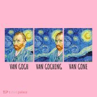 Funny Van Gogh Van Goghing Van Gone Fine Art Painting Joke Coaster thumb 2