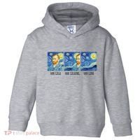 Funny Van Gogh Van Goghing Van Gone Fine Art Painting Joke Toddler Hoodie thumb 0