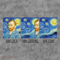 Funny Van Gogh Van Goghing Van Gone Fine Art Painting Joke Toddler Hoodie thumb 2