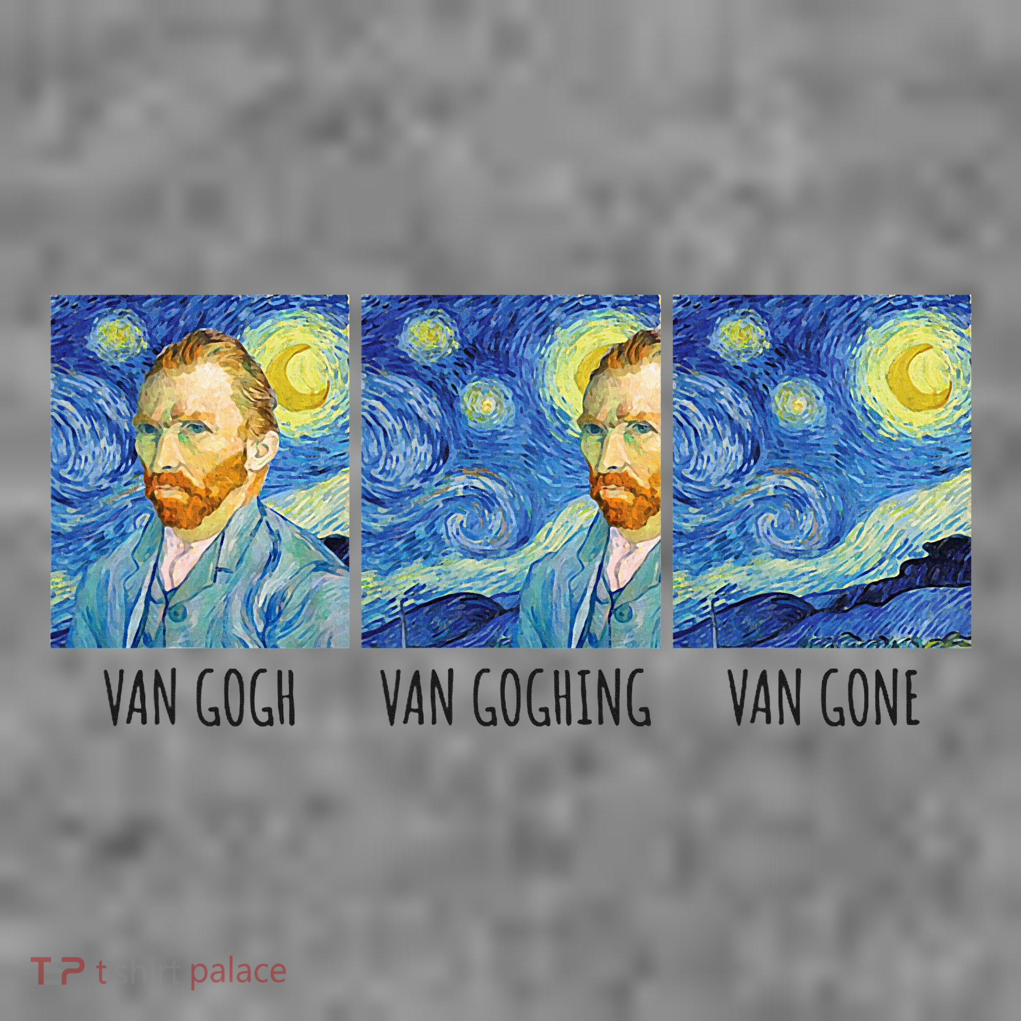 Funny Van Gogh Van Goghing Van Gone Fine Art Painting Joke Toddler Hoodie