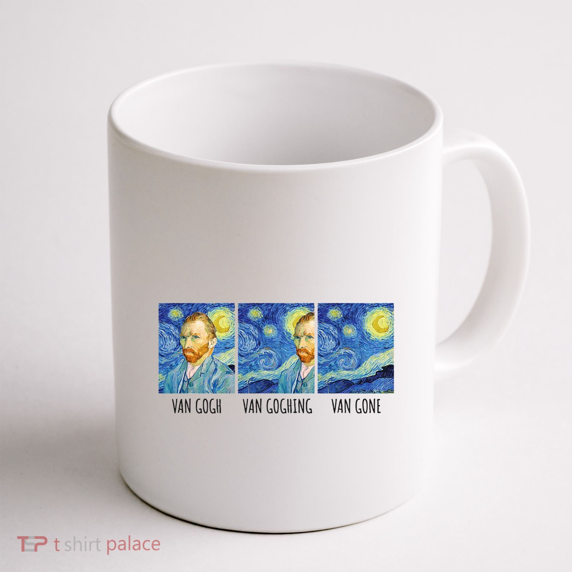 Funny Van Gogh Van Goghing Van Gone Fine Art Painting Joke Coffee Mug