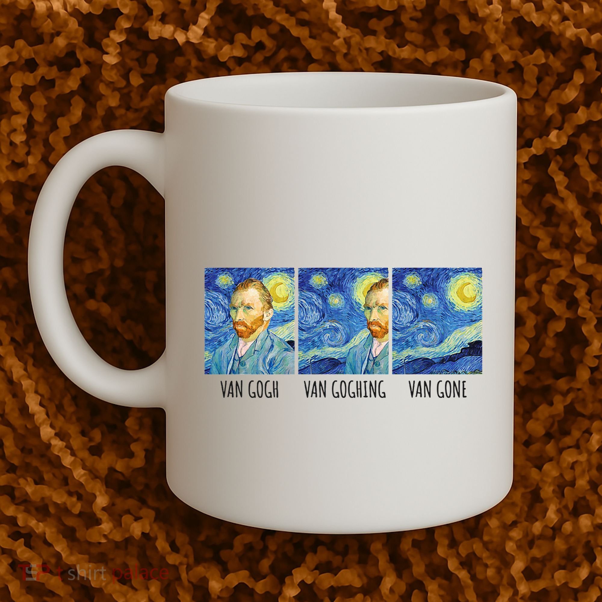 Funny Van Gogh Van Goghing Van Gone Fine Art Painting Joke Coffee Mug
