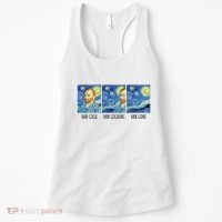 Funny Van Gogh Van Goghing Van Gone Fine Art Painting Joke Women's Tank Top thumb 0