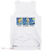 Funny Van Gogh Van Goghing Van Gone Fine Art Painting Joke Tank Top thumb 0