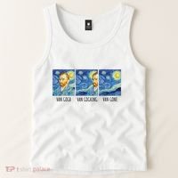 Funny Van Gogh Van Goghing Van Gone Fine Art Painting Joke Tank Top thumb 2