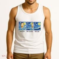 Funny Van Gogh Van Goghing Van Gone Fine Art Painting Joke Tank Top thumb 3